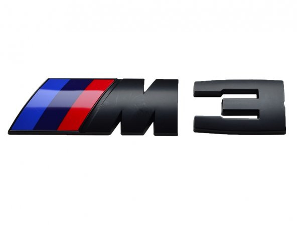 BMW E30 E36 E46 M3 YAZI / LOGO (BÜYÜK) SİYAH 51147893655