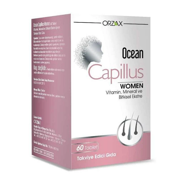 Orzax Ocean Capillus Women 60 Tablet ürün görseli