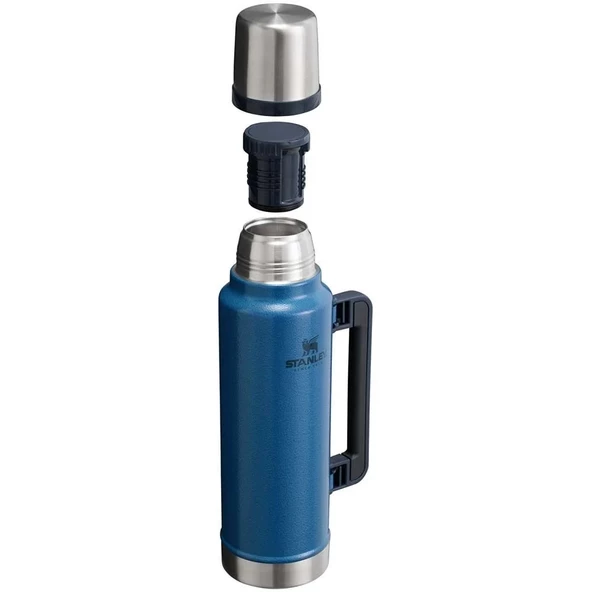 Stanley Klasik Vakumlu Paslanmaz Çelik Termos 1.4 LT The Legendary Classic Bottle 1.4L - Hammertone Lake - 3