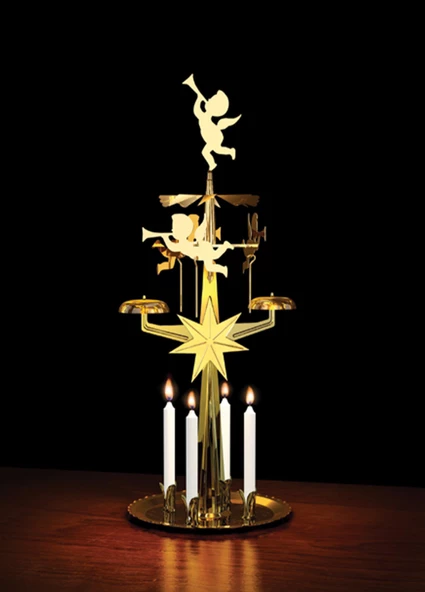 The Mia Angel Metal Mumluk Gold - Resim 5