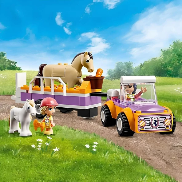 LEGO Friends At ve Midilli Römorku 42634 - 4