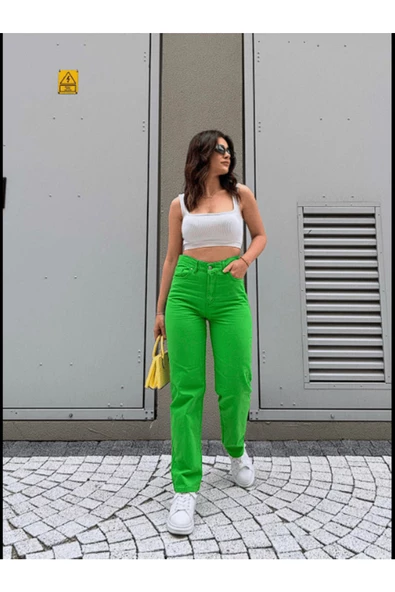 mintev Straight Fit Kadın Jean Şık Kesim - 3