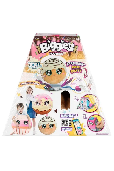 Dev Boyutunda Kocaman Sarılma: Şişme Peluş Cinnamon Roll - 4