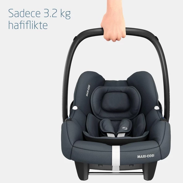 Maxi-Cosi Soho-Cabriofix i-Size Ana Kucaklı Ultra Kompakt  Seyahat Sistem Bebek Arabası Grey-Graphite - 9
