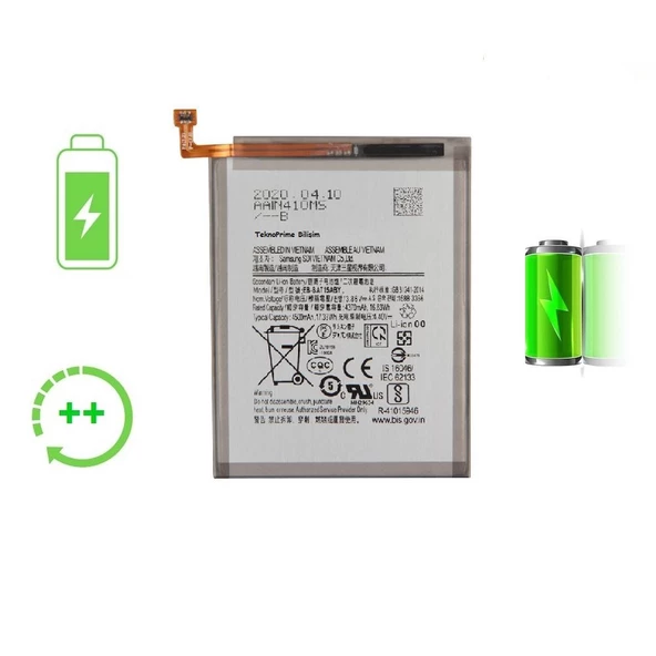 Samsung Galaxy A71 A715F ile Uyumlu Güclendirilmis İthal Pil Batarya ürün görseli 1