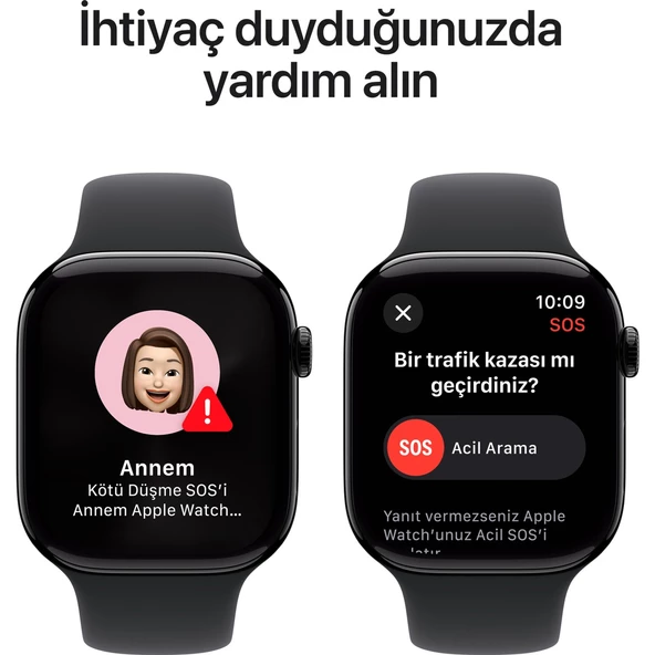 Apple Watch Series 10 Gps 46MM Jet Black Aluminium Case With Black Sport Band - M/l - 6