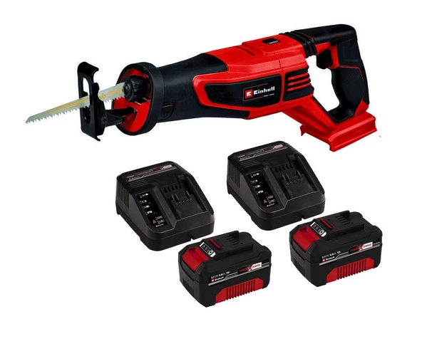 Einhell TE-AP 18/28 Li BL 4 Ah Çift Akü Kömürsüz Tilki Kuyruğu