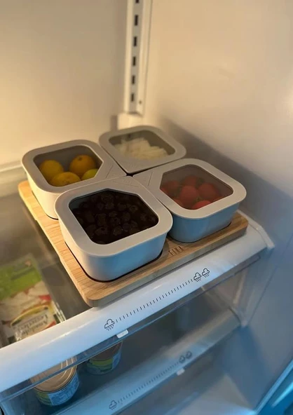 Neoflam Fika One 4'lü Kahvaltı Seti Bej - 2