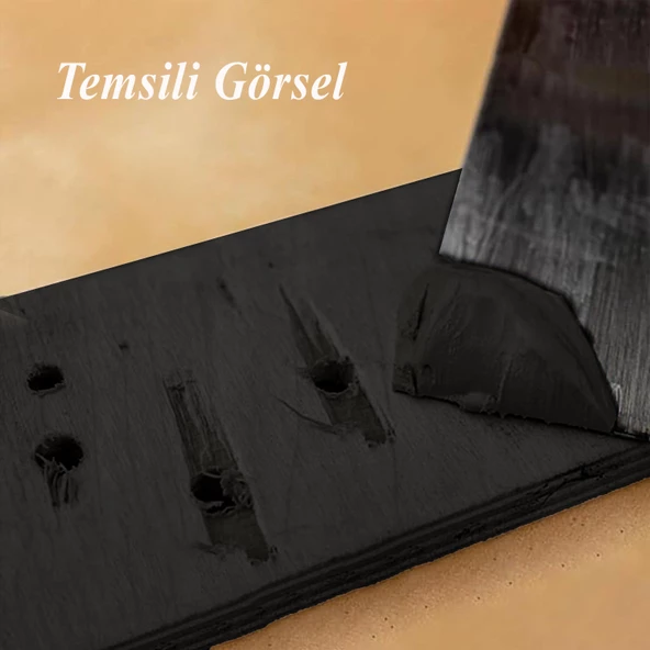 Ahşap Parke Tamir Macunu Siyah Mobilya Dolgu Çatlak Çizik Giderici 200 Gr Kullanıma Hazır Macun - Resim 2