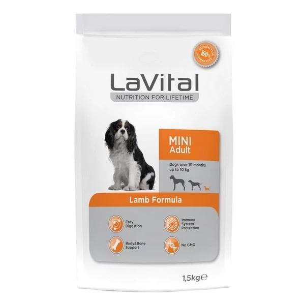 La Vital Kuzulu Mini Yetişkin Köpek Maması 1,5 Kg