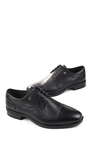 Fosco 3129 Hakiki Deri Bağcıklı Klasik Erkek Ayakkabı - Resim 3