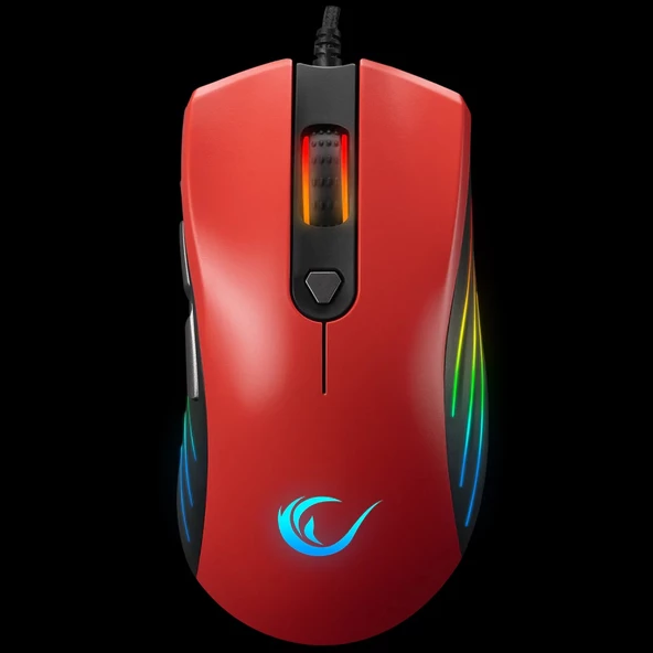 Rampage Limbo Makrolu 6400Dpi Ledli Gaming Mouse Kırmızı Smx-R33