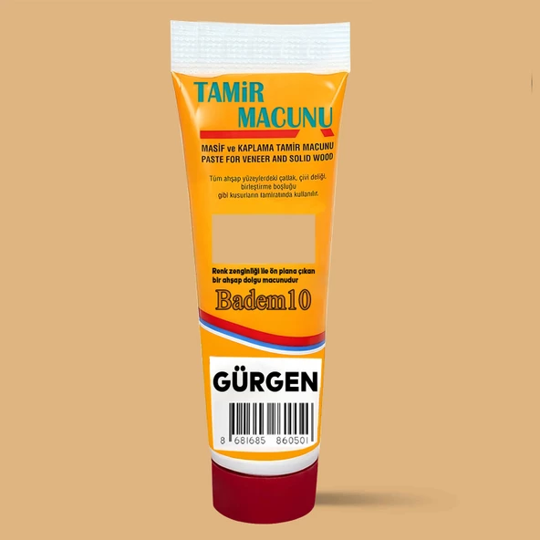 Ahşap Parke Tamir Macunu Gürgen Mobilya Dolgu Çatlak Çizik Giderici 200 Gr Kullanıma Hazır Macun - 4