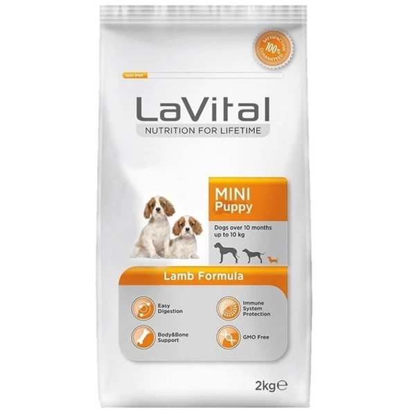 La Vital Kuzulu Mini Yavru Köpek Maması 1,5 Kg