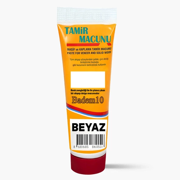Ahşap Parke Tamir Macunu Beyaz Mobilya Dolgu Çatlak Çizik Giderici 200 Gr Kullanıma Hazır Macun - 4