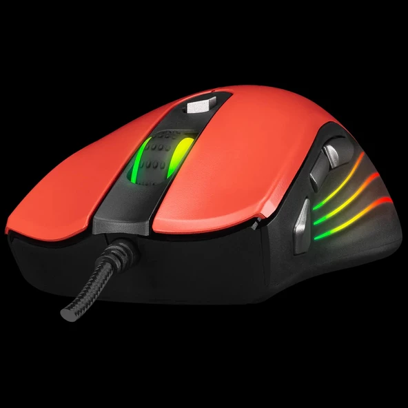 Rampage Limbo Makrolu 6400Dpi Ledli Gaming Mouse Kırmızı Smx-R33 - 2