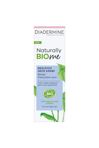 DİADERMİNE NATURALLY BİO ME BESLEYİCİ GECE KREMİ