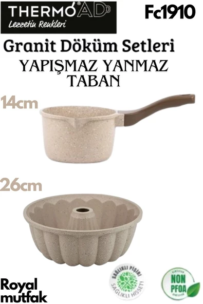 Thermoad 2'Li Vizon Set (Sosluk&Sütlük-Kek Kalıbı)