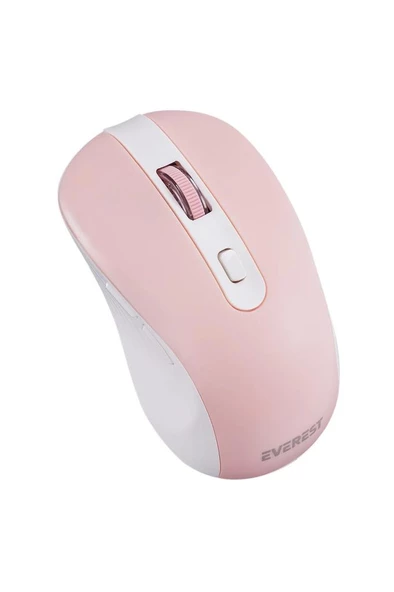 Everest 2.4 Ghz Kablosuz Standart Klavye Mouse Seti 1600 Dpi Pembe KM-9676 - 3