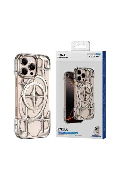 Kiphone iPhone 16 Pro Max Magsafe Yıldız Kılıf - Resim 10