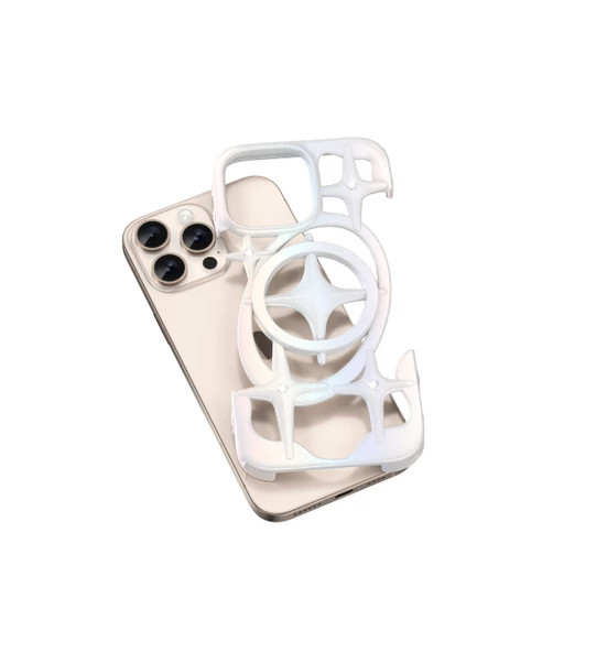 Kiphone iPhone 16 Pro Max Magsafe Yıldız Kılıf - Resim 9