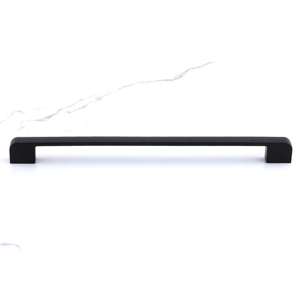 Radus Siyah Metal Kulp 224 mm - 22.4 cm Mobilya Çekmece Mutfak Dolabı Dolap Kulpları Kulbu Kulpu - Resim 3