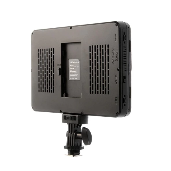 Cazipshop 396 AS Panelli Video Kamera Işıği Led Işık Sony,Panasonic Jvc 3200k-5600k - 3