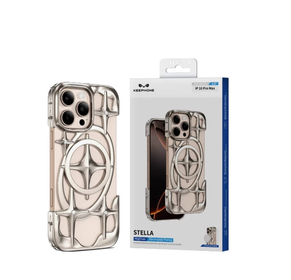 Kiphone iPhone 16 Pro Max Magsafe Yıldız Kılıf - Resim 5