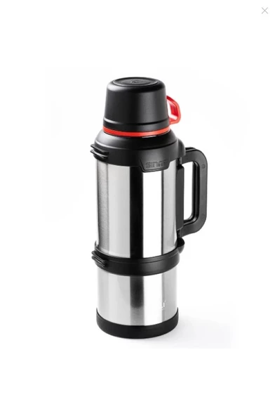 Tantitoni Okadi Travel Kulplu Paslanmaz Çelik Termos 3.6lt İnox