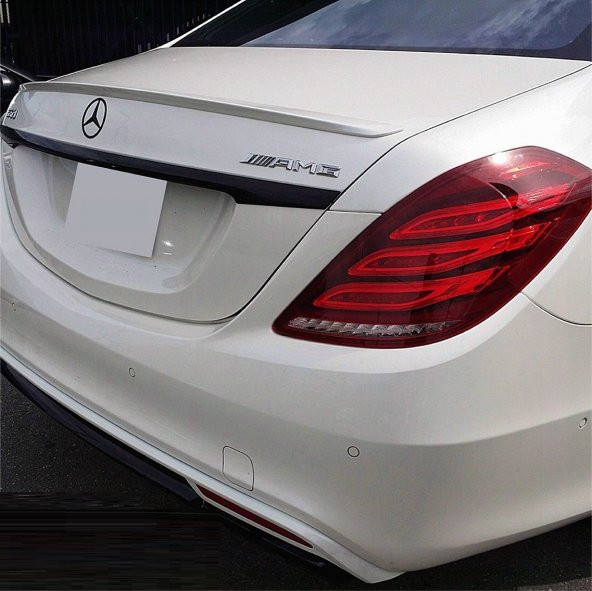 MERCEDES S SERİSİ W222 SPOILER (BAGAJ SPOYLERİ) PLASTİK - 3