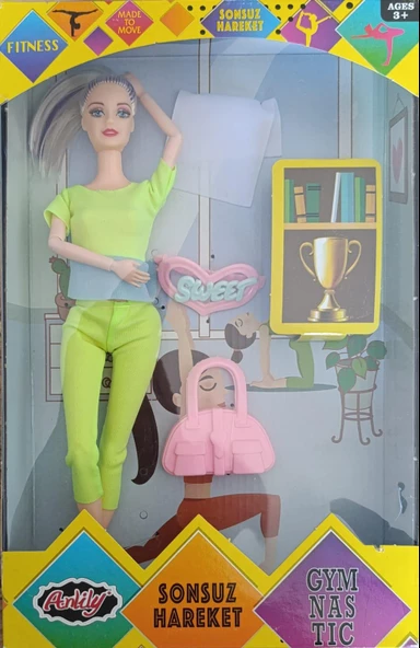 02414 ANLİLY SONSUZ HAREKETLİ GYMNASTIC BEBEK 30 CM