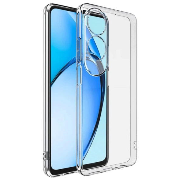 Smody Oppo A60 İle Uyumlu Kılıf Lüx Şeffaf Silikon