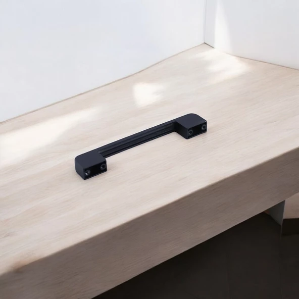 Radus Siyah Metal Kulp 128 mm -12.8 cm Mobilya Çekmece Mutfak Dolabı Dolap Kulpları Kulbu Kulpu - Resim 7