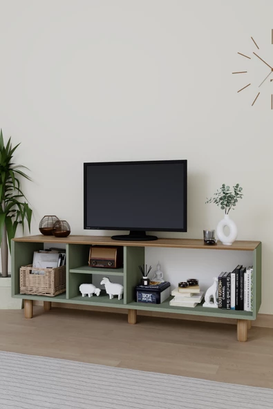 Midoser Bohem Serisi Natura Yeşil Tv Ünitesi - 3