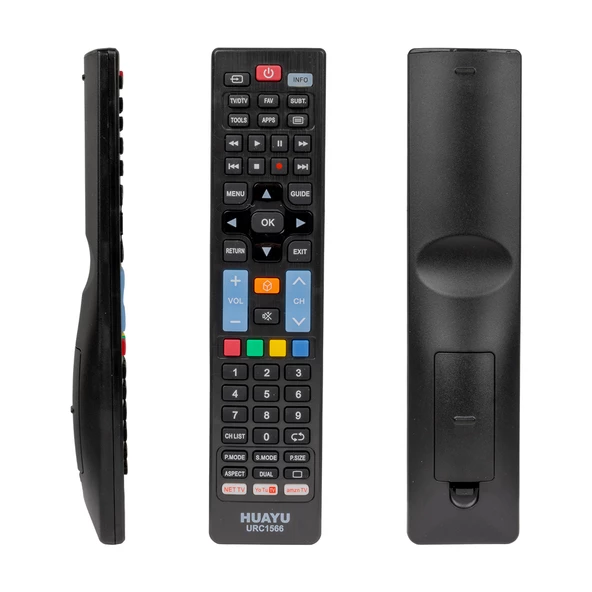 HUAYU KL URC1566 5IN1 YOUTUBE-NETFLIX-AMAZON TUŞLU UNIVERSAL LCD- LED TV KUMANDA ürün görseli 1