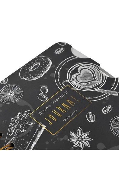 Bruno Visconti Spiralli Defter A5 4 Ayraçlı - 3