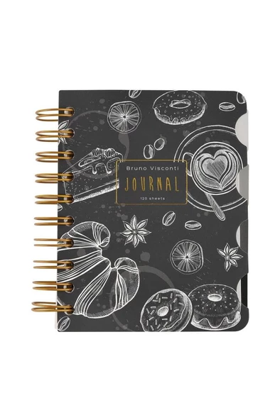 Bruno Visconti Spiralli Defter A5 4 Ayraçlı - 6