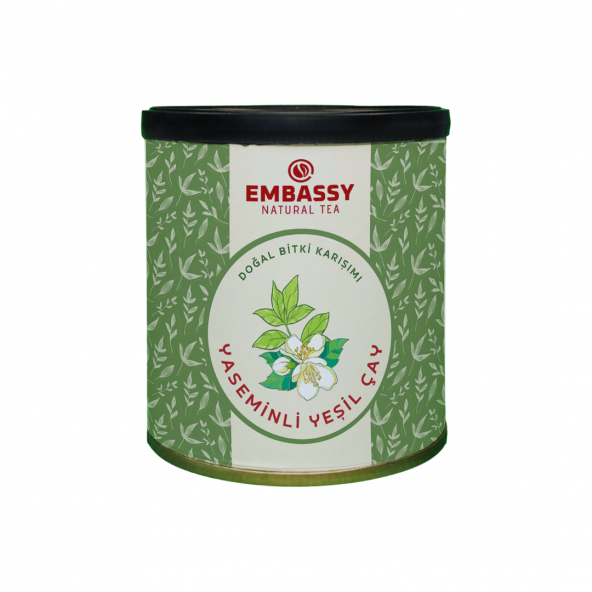 Embassy Natural Tea Yaseminli Yeşil Çay 100 Gr. Teneke Kutu