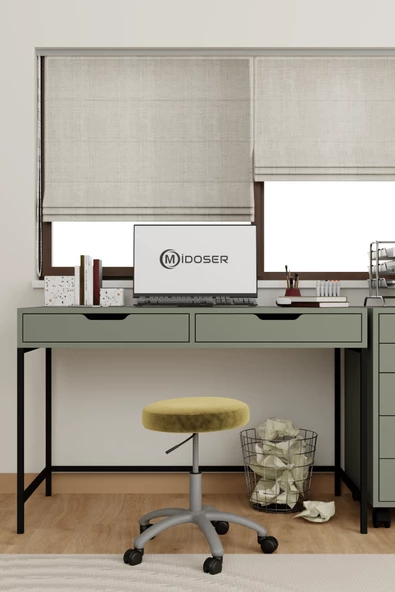 Midoser Çalışma Masası - Yeşil - 3