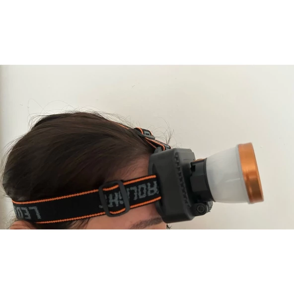 Ps-810 Kafa Lambası, Led Aydınlatmalı Kafa Feneri, Multifonksiyonel 20 Watt + Led 4 Mod Çalışma - Resim 2