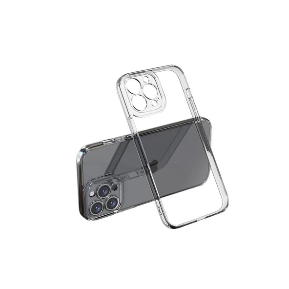 Smody Apple iPhone 16 Pro İle Uyumlu Kılıf Lüx Şeffaf Silikon