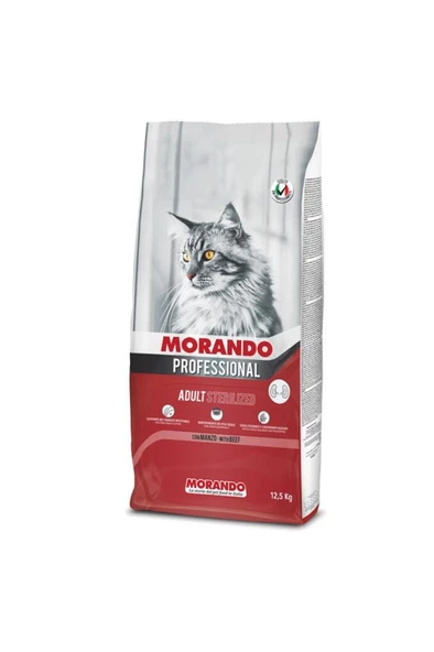 Morando Biftekli Kısırlaştırılmış Kedi Maması 12.5 Kg