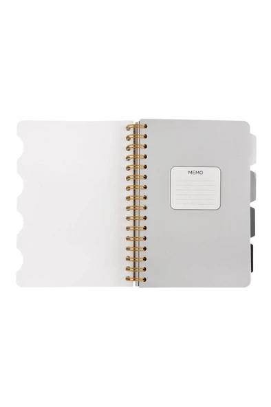 Bruno Visconti Spiralli Ayraçlı Not Defteri A5 Tea Time - 2