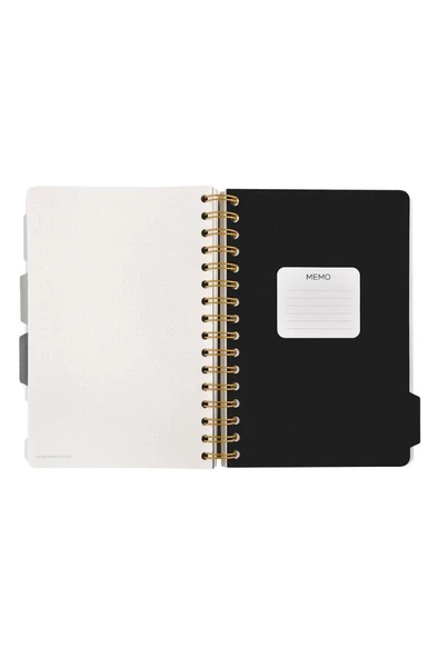 Bruno Visconti Spiralli Defter A5 4 Ayraçlı, 30 Yap. Çizgili, 30 Yap. Çizgili, 30 Yap. Noktalı, 30 Yap. Düz - 4