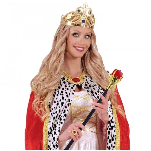 Altın Prenses Tacı ve Kırmızı Asası ürün görseli