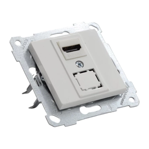 MUTLUSAN RİTA BEYAZ HDMI PRİZ (22004570101) - 2