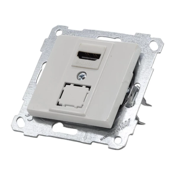 MUTLUSAN RİTA BEYAZ HDMI PRİZ (22004570101)