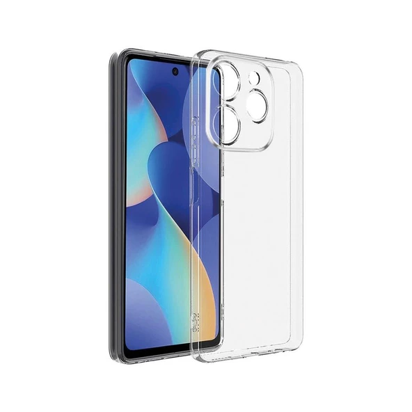 Smody General Mobile Era 30 İle Uyumlu Kılıf Lüx Şeffaf Silikon