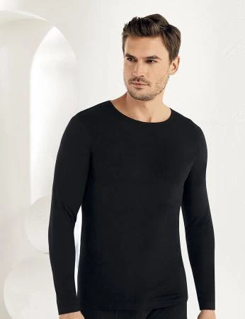 6 Adet Şahinler Erkek Likralı Uzun Kollu Fanila Atlet E071 - Resim 2