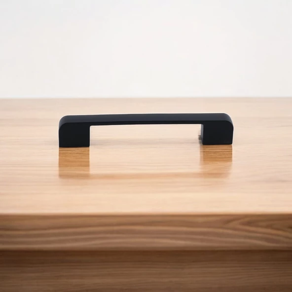 Radus Siyah Metal Kulp 96 mm -9.6 cm Mobilya Çekmece Mutfak Dolabı Dolap Kulpları Kulbu Kulpu - 4